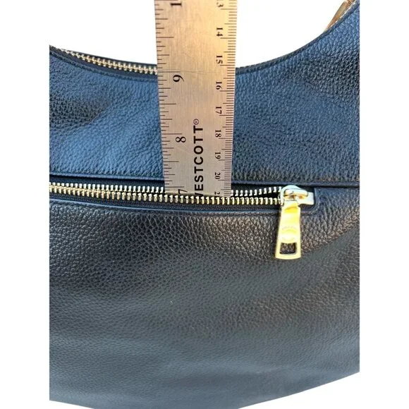 Coach Black Pebbled Leather Harley Hobo Crossbody Bag with Tag Adjustable Strap - Picture 13 of 16